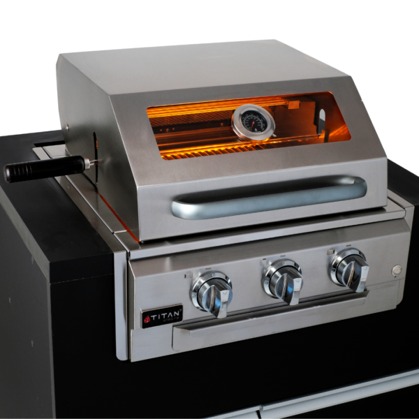 Grill a Gás Home Pro 3 – Com Visor De Vidro - Image 3
