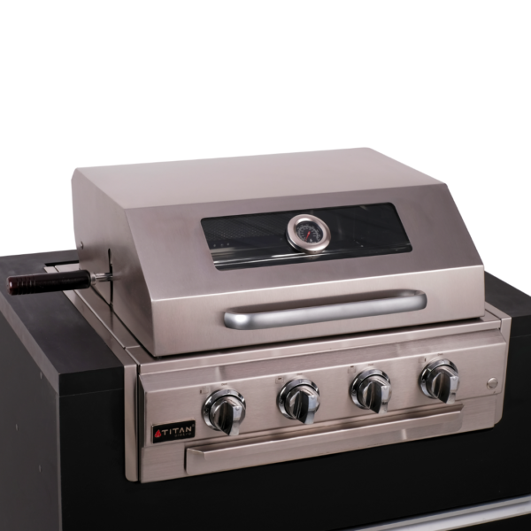 Grill a Gás HOME PRO + 4 – Com Visor De Vidro - Image 3