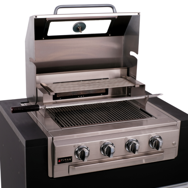 Grill a Gás HOME PRO + 4 – Com Visor De Vidro
