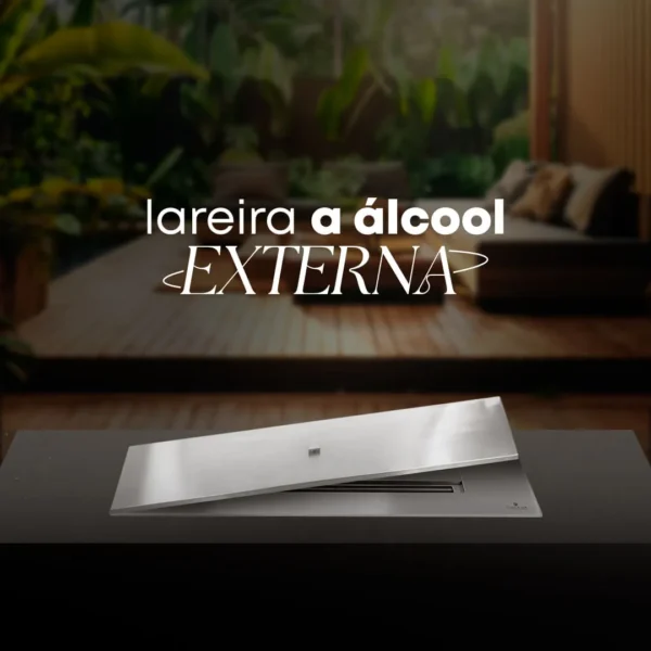 Lareira a álcool externa